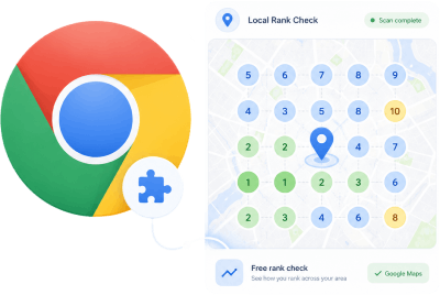 Chrome Extension local rank check preview