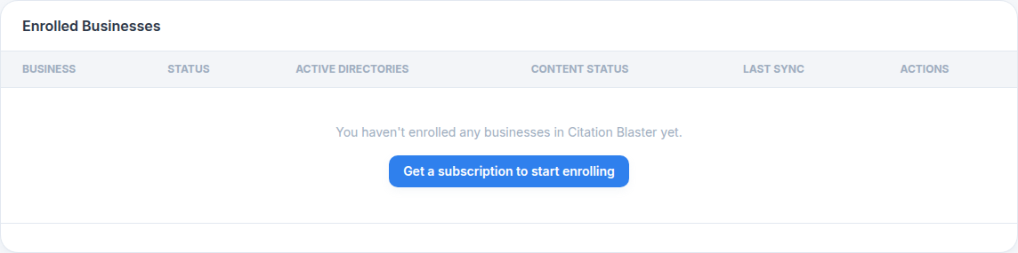 Citation Blaster dashboard preview